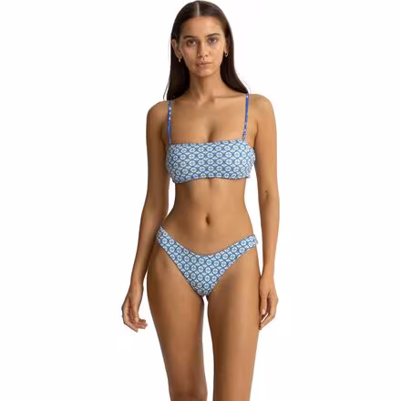 Elodie Floral Reversible Bandeau Bikini Top - Women's