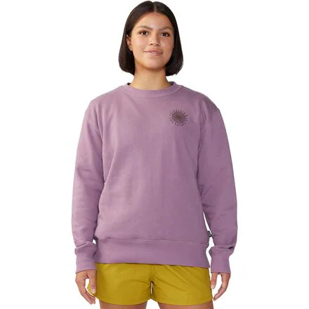 Spiral Pullover Crew Sweatshirt - Women's