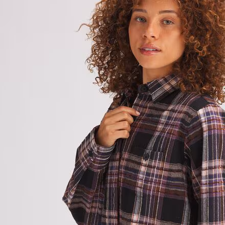 Plaid Flannel Shirt - Women's