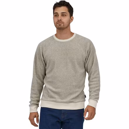 Reversible Shearling Crew Sweatshirt - Men's
