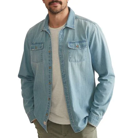 Long-Sleeve Classic Denim Shirt - Men's