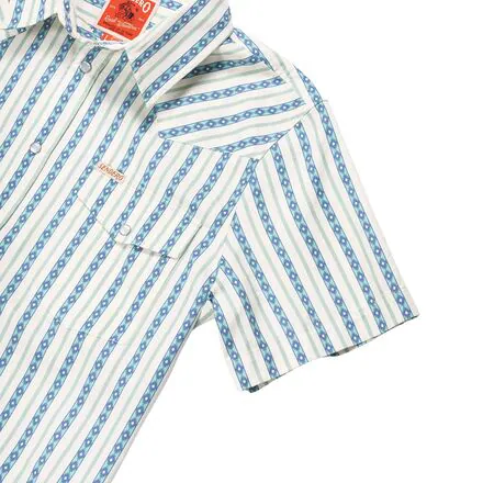 Serape Pearl Snap Short-Sleeve Shirt - Men's