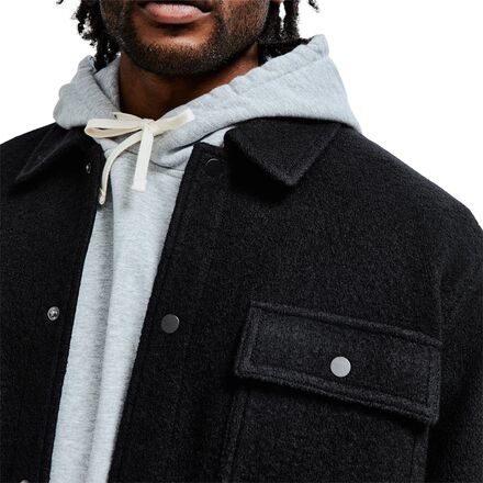 Wool Long-Sleeve Overshirt - Men's