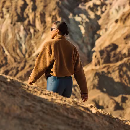 Cropped Pile Fleece Jacket - Women's