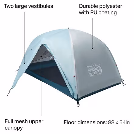 Mineral King 2 Tent: 2-Person 3-Season