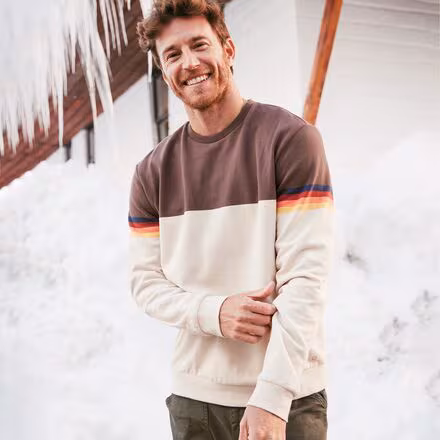 Stripe Sleeve Sweatshirt - Men's