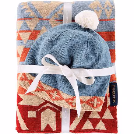 Knit Baby Blanket + Beanie - Infants'