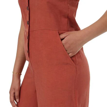 TreeLinen Apron Front Jumpsuit - Women's