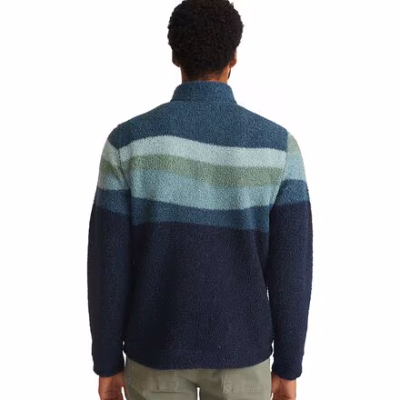 Half-Zip Sherpa Scenic Fleece Jacket - Men's