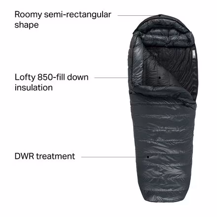 Sequoia MF Sleeping Bag: 5F Down
