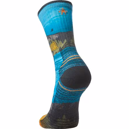 Hike Light Cushion Great Excursion Print Crew Sock