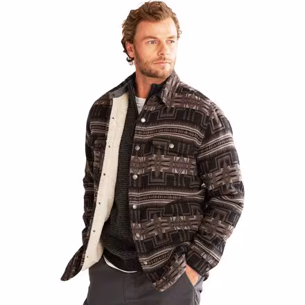 Sherpa Lined Shirt Jacket - Men's
