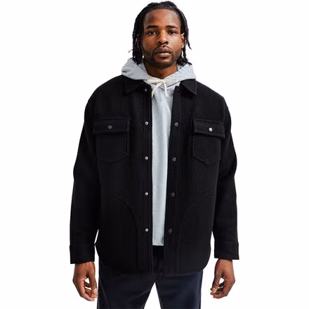 Wool Long-Sleeve Overshirt - Men's