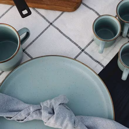 Enamel Plate Set of 2