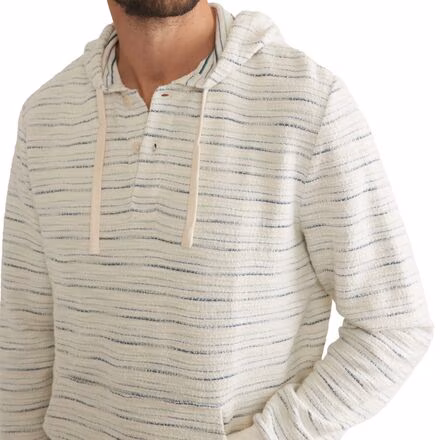 Textured Terry Beach Pullover Hoodie - Men's