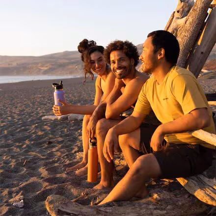 32oz Wide Mouth Flex Straw Water Bottle