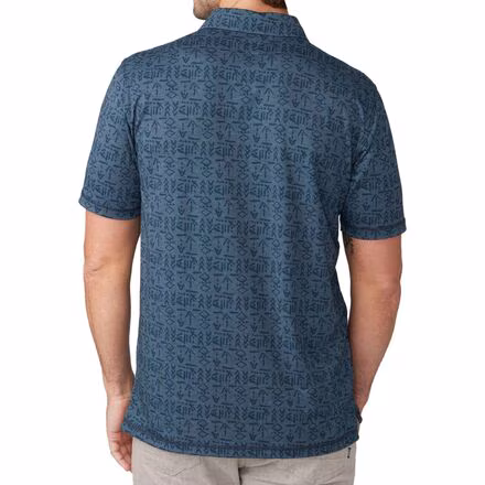 Delray Print Polo Shirt - Men's