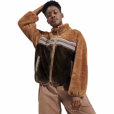 Marlene Sherpa Heritage Braid Jacket - Women's
