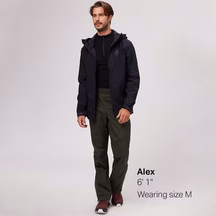 Stormline Stretch Full Zip Rain Pant - Men's