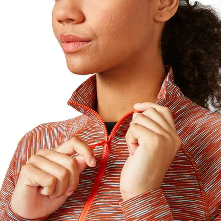 Lineal Pull-On Sweatshirt - Women's