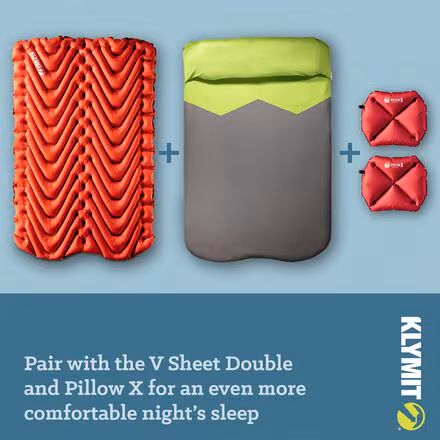 Insulated Double V Sleeping Pad