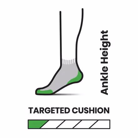 Run Targeted Cushion Ankle Sock