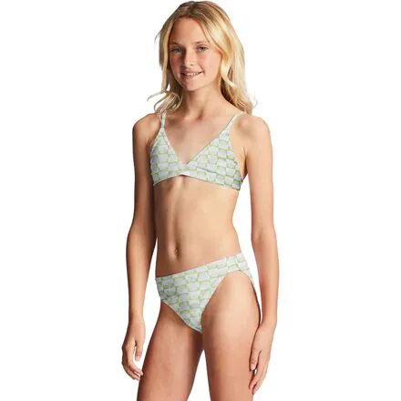 Daze All Day Banded Tri Bikini Set - Girls'