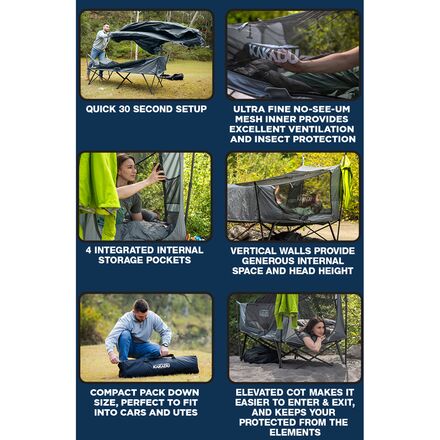 BlockOut Cot Tent: 1-Person