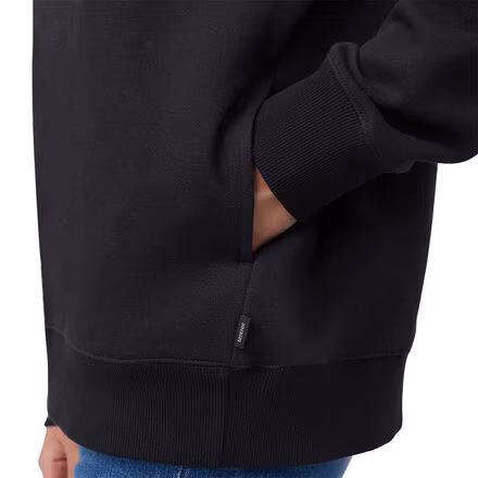 Oversized Mockneck Fleece Sweater - Women's