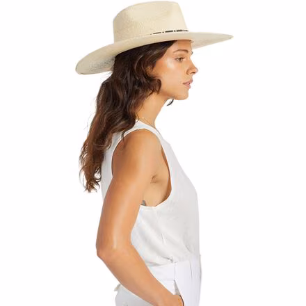 Leigh Straw Fedora - Women's