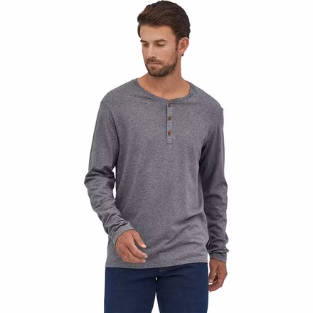 Regenerative Organic Cotton Lightweight Henley - Men's