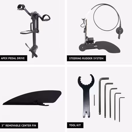 APEX Pedal Drive + Rudder Kit