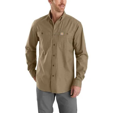 Rugged Flex Midweight Canvas Long-Sleeve Shirt - Men's