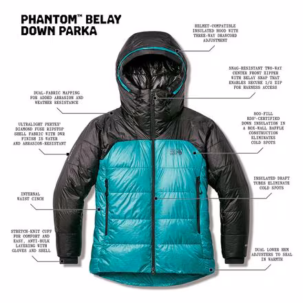 Phantom Belay Down Parka - Women's
