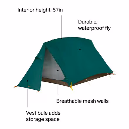 Timberline SQ 4XT Tent: 4-Person 3-Season