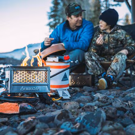 Stainless FireCan Deluxe + Grill