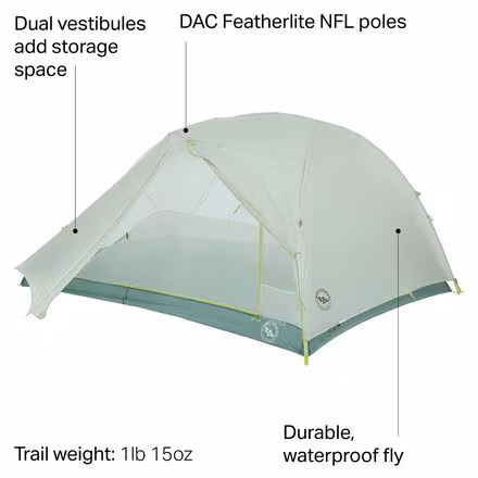 Tiger Wall 2 Platinum Tent: 2-Person 3-Season