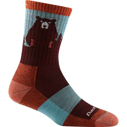 Bear Town Micro Crew Light Cushion Sock - Women's