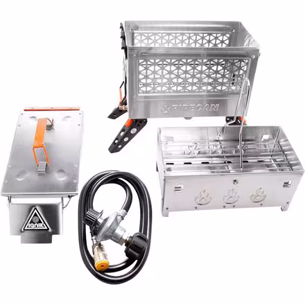 Stainless FireCan Deluxe + Grill