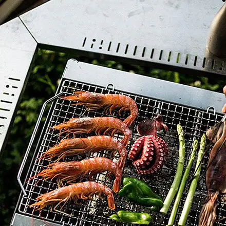 Pack & Carry Fireplace Stainless Grill Net