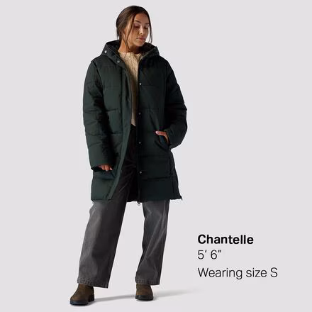 Insulated Snap Front Parka - Women's