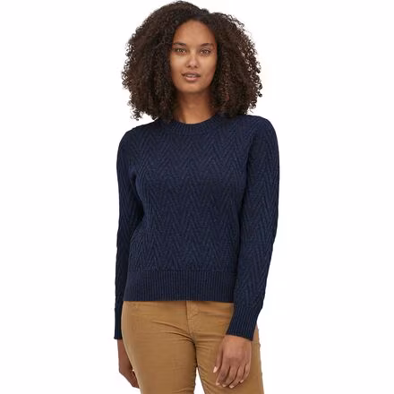 Recycled Wool Crewneck Sweater - Women's
