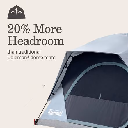 Skydome Tent + Lighting: 4-Person 3-Season
