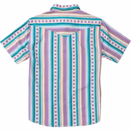 Serape Pearl Snap Short-Sleeve Shirt - Men's