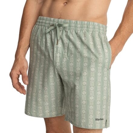 Tile Stripe Beach Short - Men's