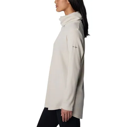 Holly Hideaway Waffle Cowl Neck Pullover - Women's