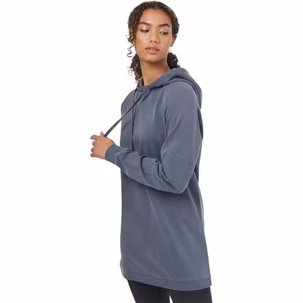 Oversized French Terry Hoodie Dress - Women's