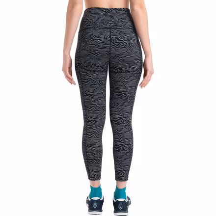 Merino Fastray High RiseTopo Lines Tights - Women's