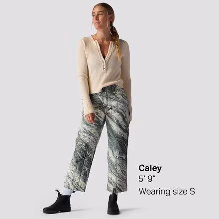 Oakbury Print Synthetic Quilted Pant - Women's