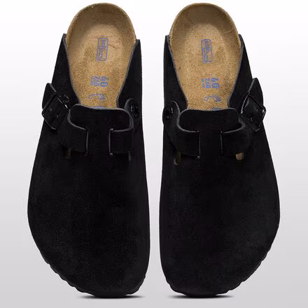 Boston Soft Footbed Suede Clog - Women's